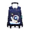 Capybara Unicorn Trolley School Bag for Girls - 2023, Detachable & Stair-Climbing