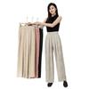 Women’s Summer Tie-Dye High-Waisted Wide-Leg Pants with Elastic Drawstring