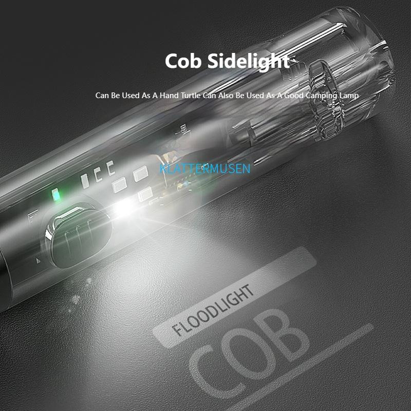 Mini LED Keychain Light Super Bright Flashlight Rechargeable USB