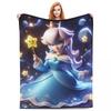 Princess Peach Blankets Quality Warm Soft Bedding Throws Winter Travel Home Decor Comfortable Bedspread