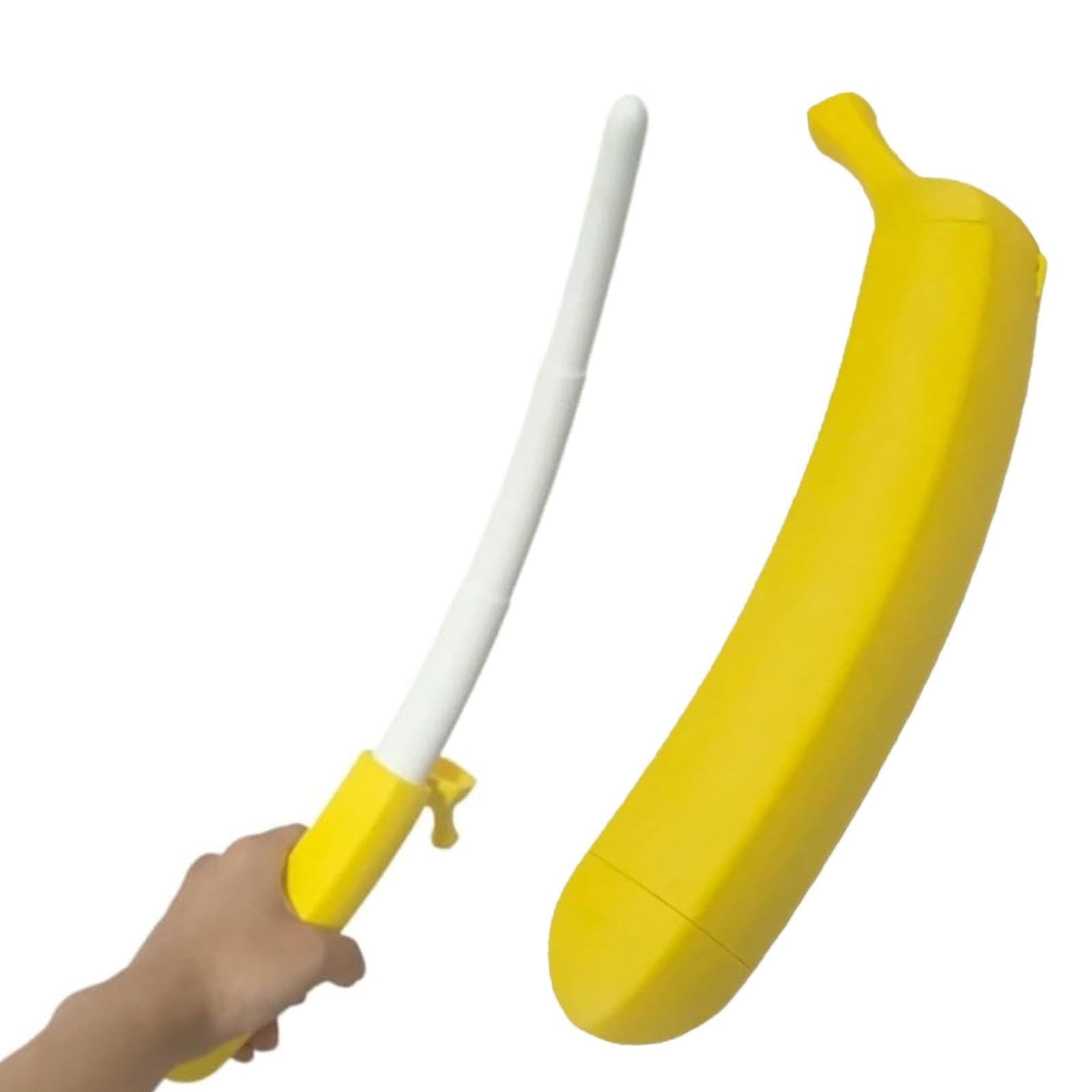 3D Gravity Samurai Sword Banana Shape Retractable Swords Decompression Katana Stress Relief Prop Knife Chindren christmas Gifts