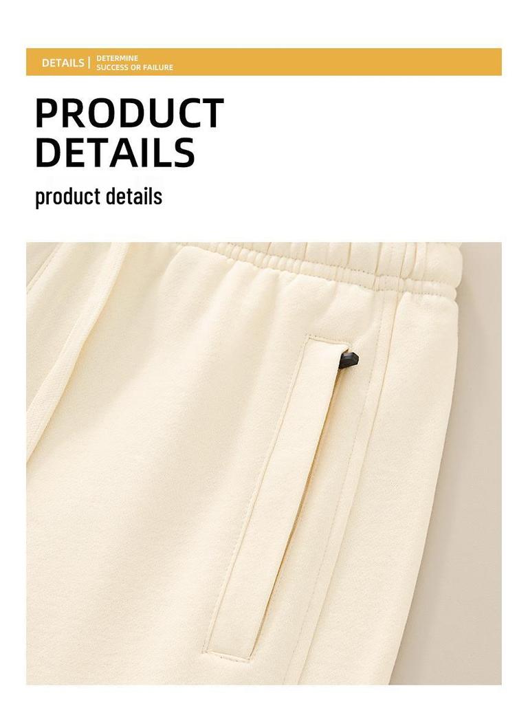 GAGN Women's Pure Cotton Thin Harem Sports Pants - Petite Spring/Autumn Straight-Leg Cuffed Sweatpants (2025)