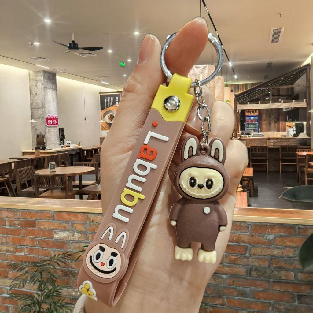 Cartoon Catwalk Labu Sheep Keychain Pendant Couple Small Gift Stall Gift Car Key