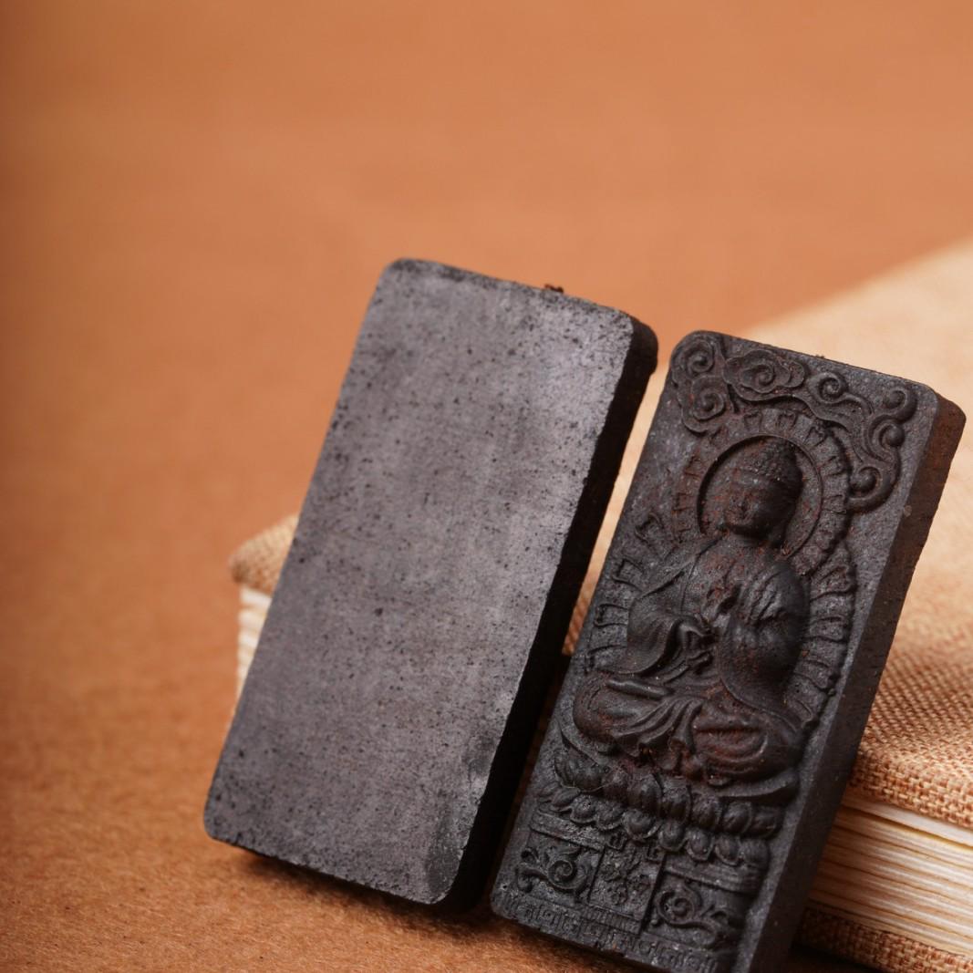 Agarwood Tathagata Buddha Handmade Talisman Pendant Necklace Craft