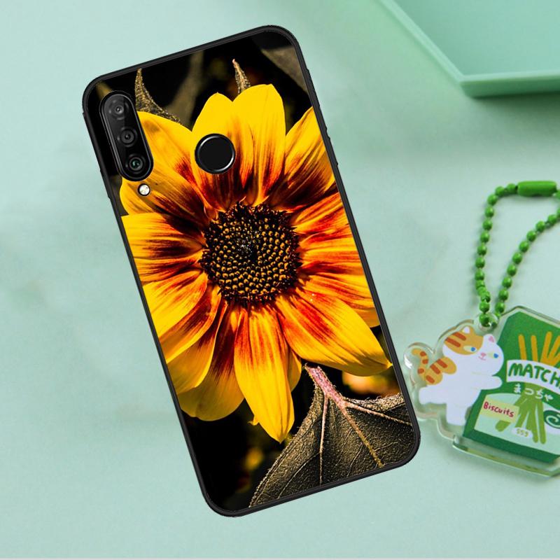 Beauty Yellow Sunflower For Huawei Nova 12i 12s 7i 8i 11i 9 10 SE Y90 Y60 Y70 Y72 Y61 Y91 P30 P40 Lite P60 Pro Case