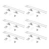 6PCS Furniture Anchors for Baby Proofing Stainless Steel Anti Tip Furniture Straps Adjustable
