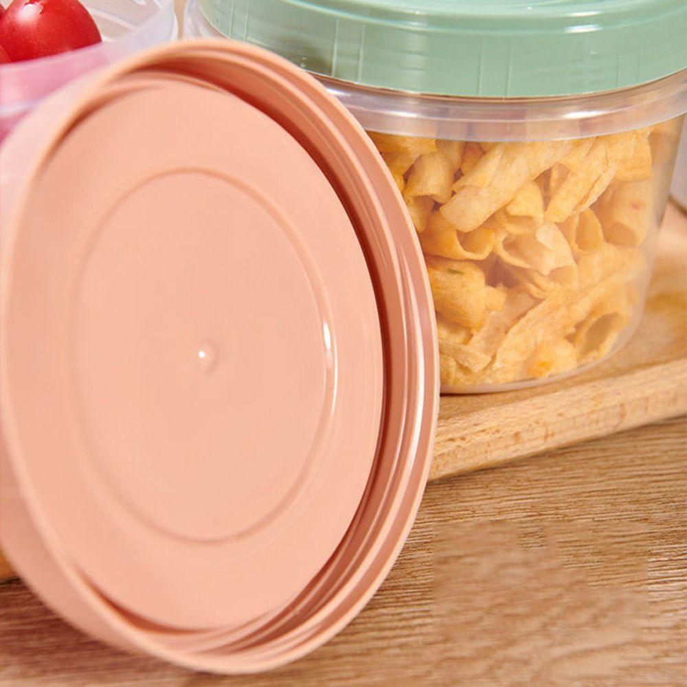 With Lids Grains Storage Jar Plastic Food Storage Containers  Refrigerator