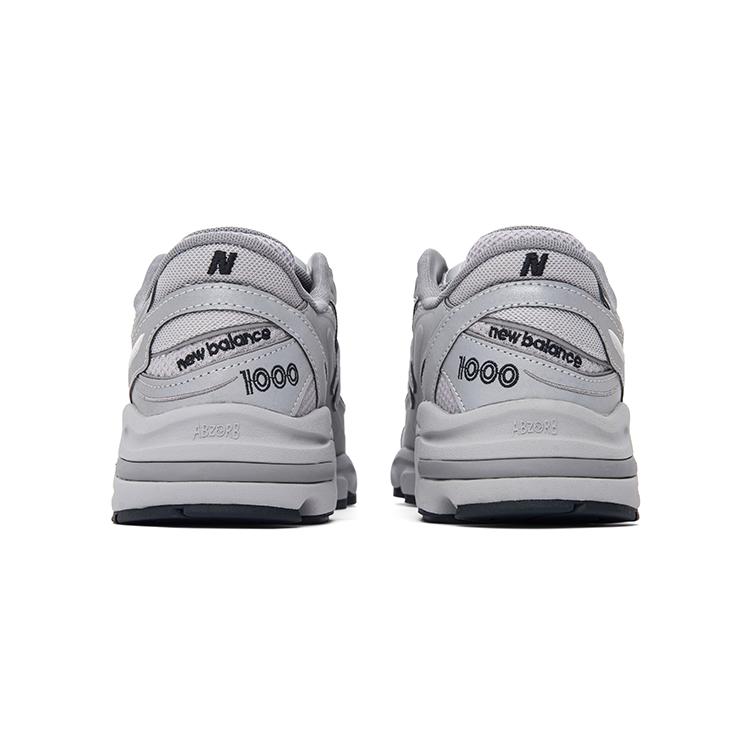 New Balance 1000 Refleksiv Pakke - Raincloud Herresneakers Grå Sølv-Metallisk M1000TE