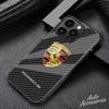 Pro Porsche Kola Pouzdro na telefon Uhlíková vlákna pro iPhone 16 15 13 14 11 12 Pro Max 12 XR XS 16 Plus 15Pro MAX Kryt Plášť Samolepky