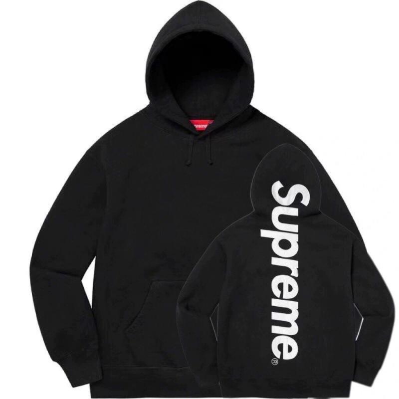 25SS Supreme Trendige Marke Kapuzenpullover mit Fleecefutter und großem Logo
