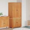 Storage Furniture Set with Storage and Doors Brown Wood Based Material