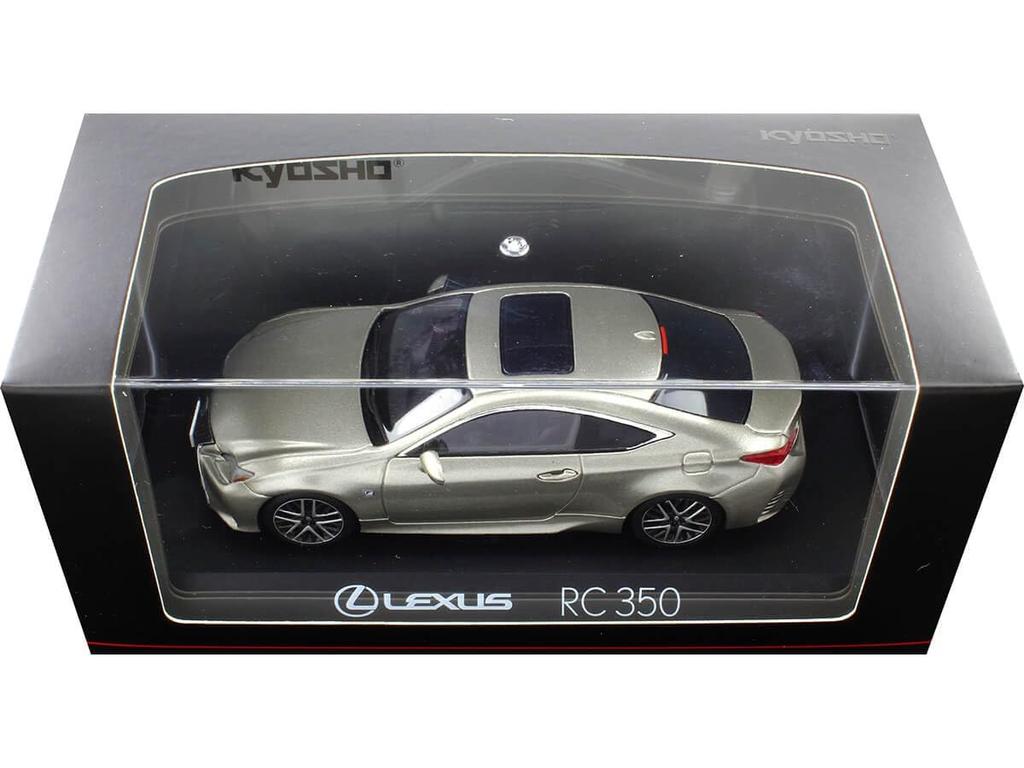 Kyosho Original Scale Lexus RC 350 F Sport Sonic Titanium Finished Product 1/43