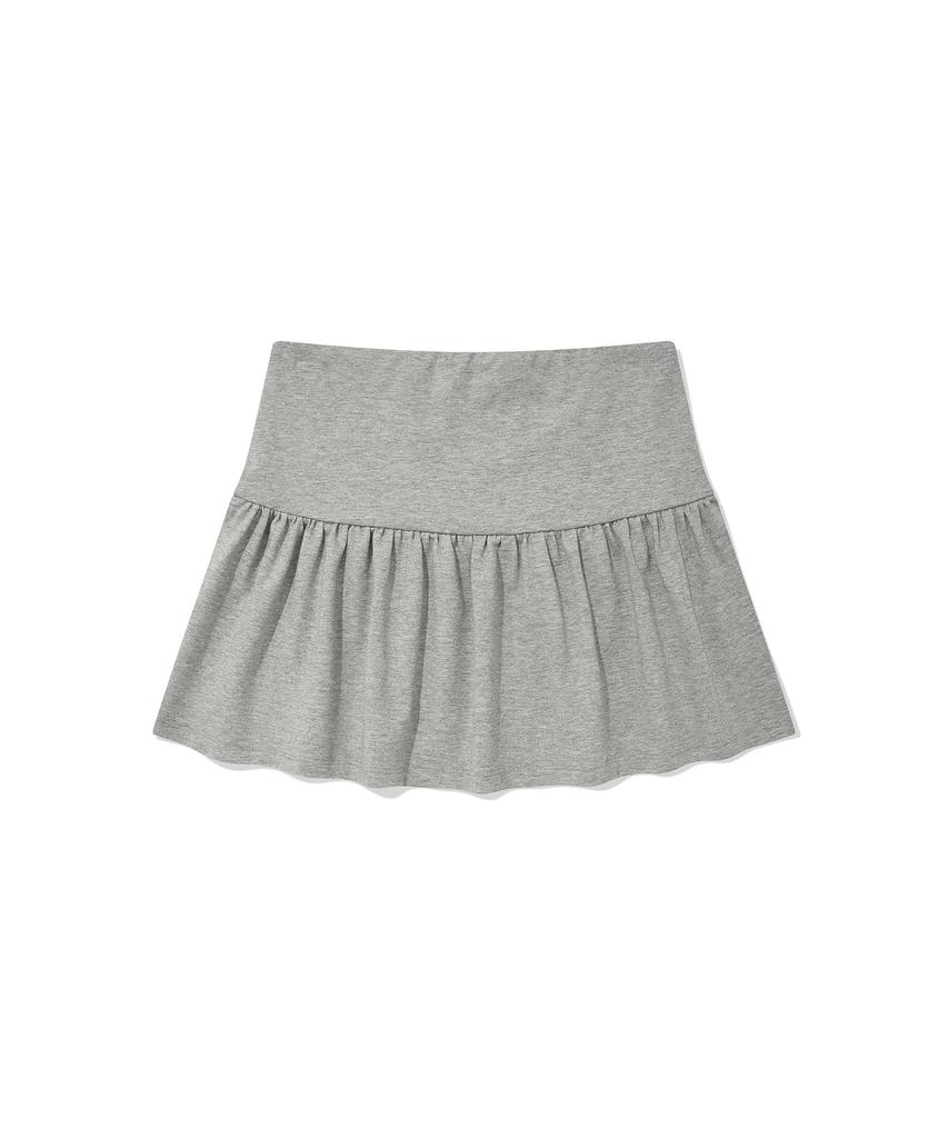 Retriever Club Mini Sweat Skirts [Melange Gray]