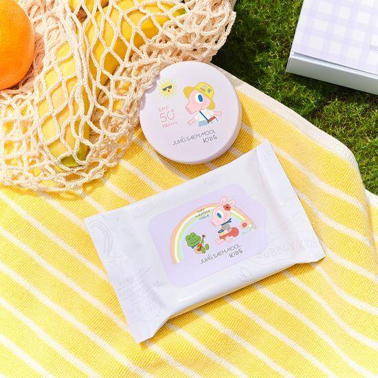 JUNG SAEM MOOL Kids Mild Sun Cushion 18g Promotion (+10 Cleansing Tissues)