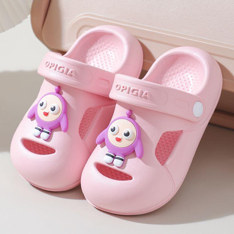 Summer Cartoon Cute Girls' Slippers, Non-Slip Soft Sole for Indoor/Bath Use