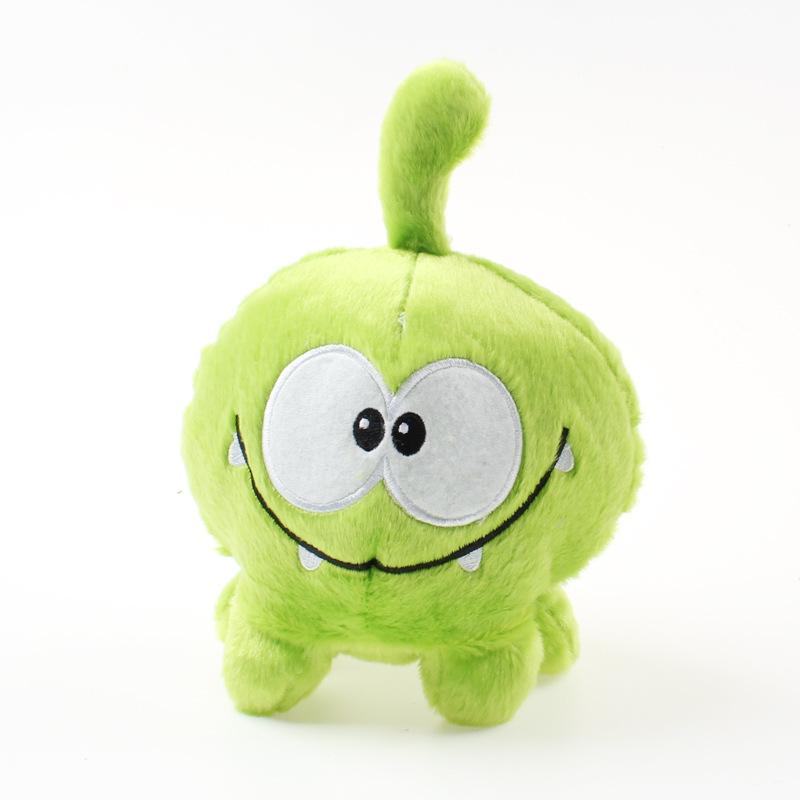 Neue 20 cm Cut The Rope Om Nom Plüschfiguren Niedlicher Grüner Frosch Stofftier Plüschtier Spiel Cartoon Süßigkeitenmonster Kinderspielzeug