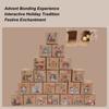 Christmas Countdown Advent Calendar Empty Boxes 24 Days Fillable Advent Calendars Foldable Holiday Box Decorations For Birthday