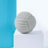 Squeaky Dog Toy Rubber Textured Barbell Bone Ball Dog Chew Toy Teeth Cleaning Toy for Aggressive Chewers Interactive Fetch Play