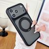 Fine hole skin feeling 360 rotating magnetic attraction is suitable for iPhone17promax bracket, mobile phone case, Apple 16 matte cover.
