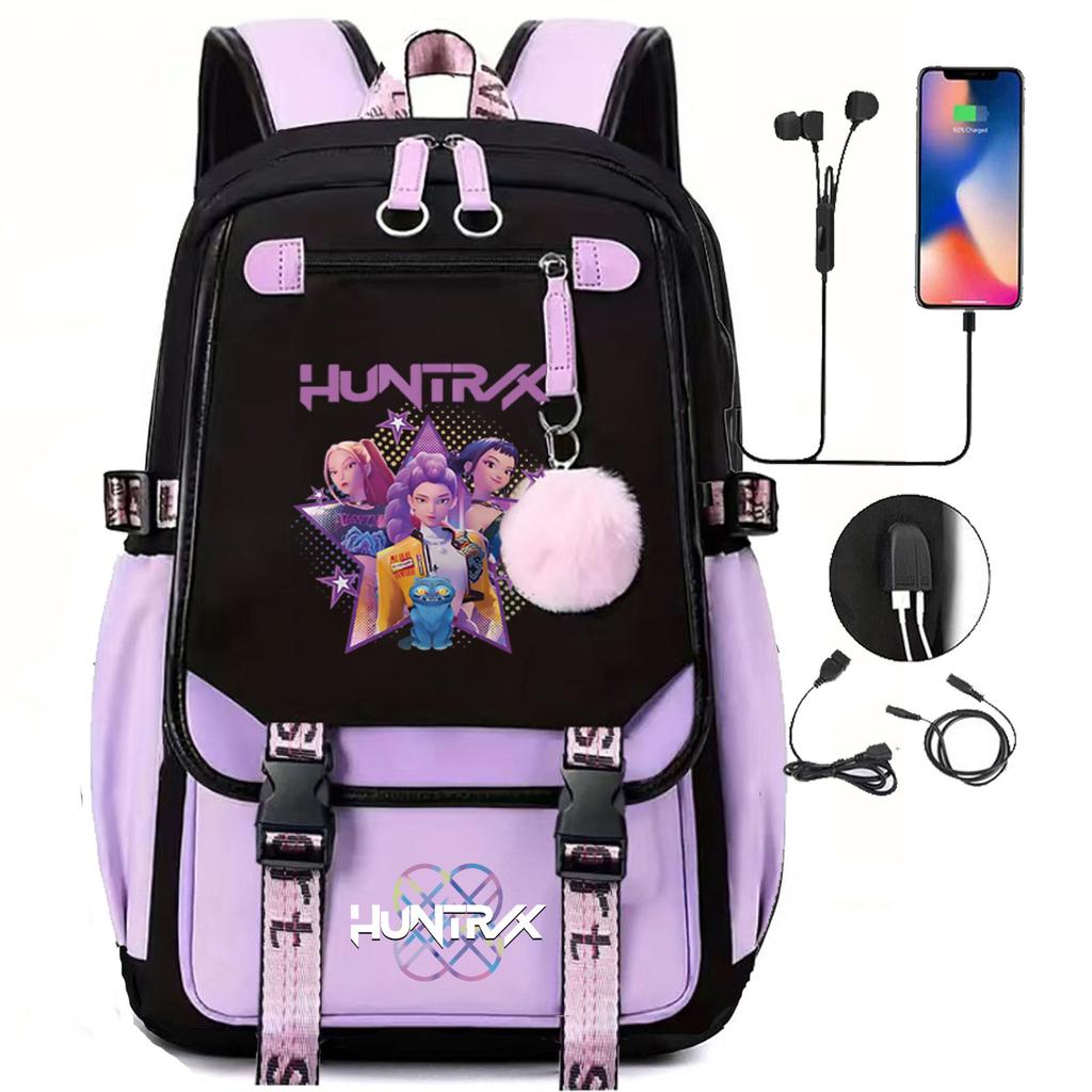 Witch Hunter Animation Cartoon Printed School Bag Large Capacity Junior High School Student Backpack