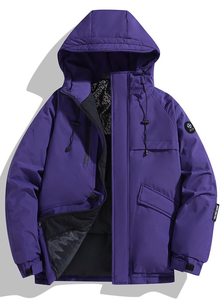 Unisex Winter Graphene Ski Jacket: Windproof, Waterproof, Padded, Cotton Outerwear for Couples