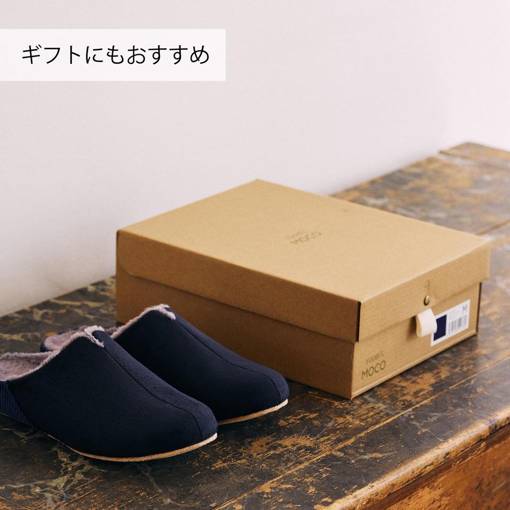 Frontier MOCO Moco Größe Warme Winter-Hausschuhe mit Boa-Futter für Männer und Indoor-Slipper für FR0032 room's Room's Beige, L, Frauen, Gäste,