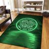 Tappeto Personalizzato con Stemma Celtic Fc per Soggiorno Camera da Letto Casa Decorazione Divano Tappetino Antiscivolo per Giochi Bambini