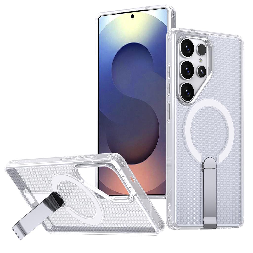 Suitable for Samsung S26ultra Fanxing Cooling Phone Case S25ultra Magnetic S24ultra Stand Protective Case