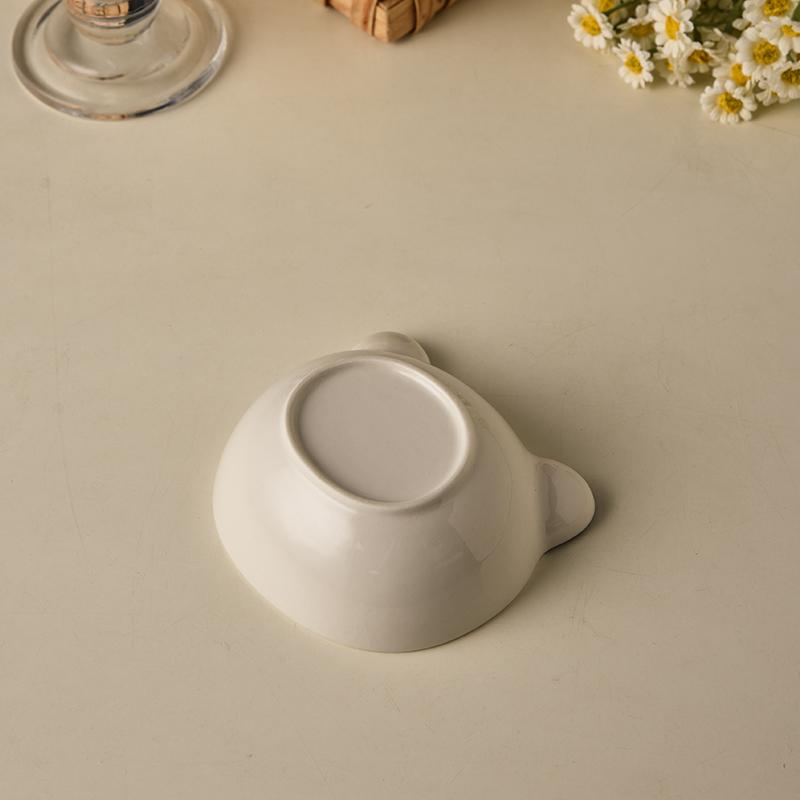 Panda Shaped Cute Steamed Egg Bowl,160ml Dipping Dish, Household Kitchen Supplies