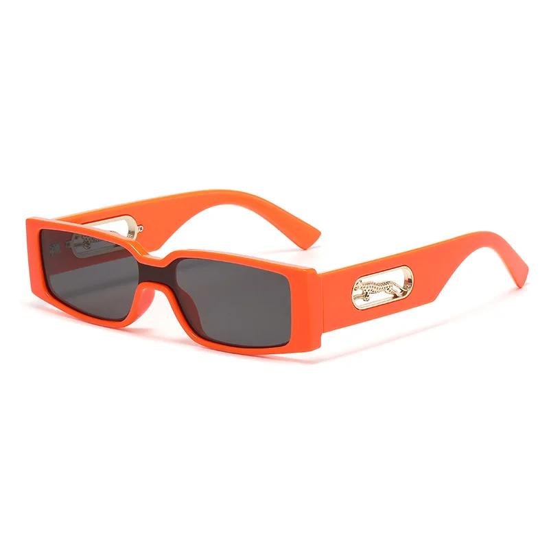 Vintage and Fashionable Small Square-framed Sun Glasses Glasses Classic High Quality Ultraviolet-proof Walk The Show UV400 Shades Eyeglasses