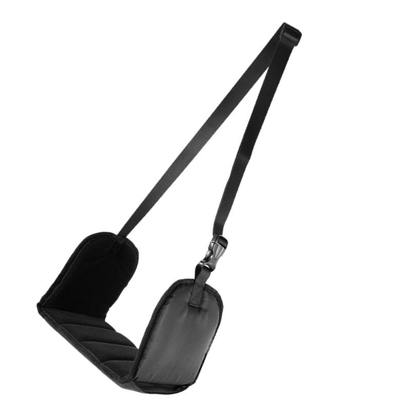 Small Folding Foot Support Foot Rest Hammock Cloth for Bus Train Office Use