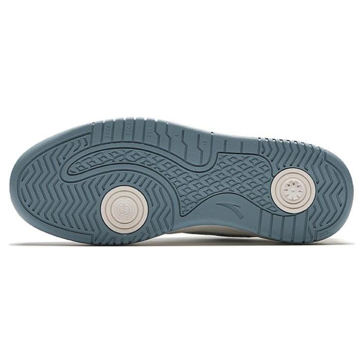 Anta Slip Resistant Height Increasing Low top Skateboard Shoes Men's White Blue 912348003-9