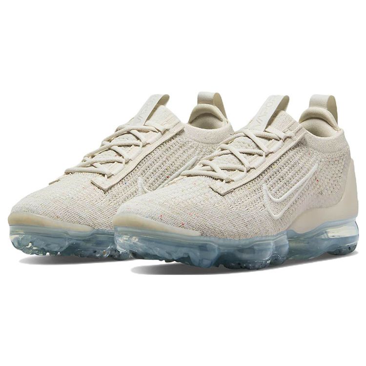 Nike Air VaporMax 2021 Flyknit Phantom Metallic Silver Women Sneakers White Summit-White DJ9975-001