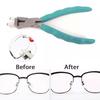 Metal Eyeglasses Bridge Adjustment Pliers, Optical Glasses Frame Deformation Tool Glasses Nose Pad Repairing Pliers