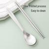 LOCK&LOCK 304 Stainless Steel Portable Chopsticks & Spoon Set