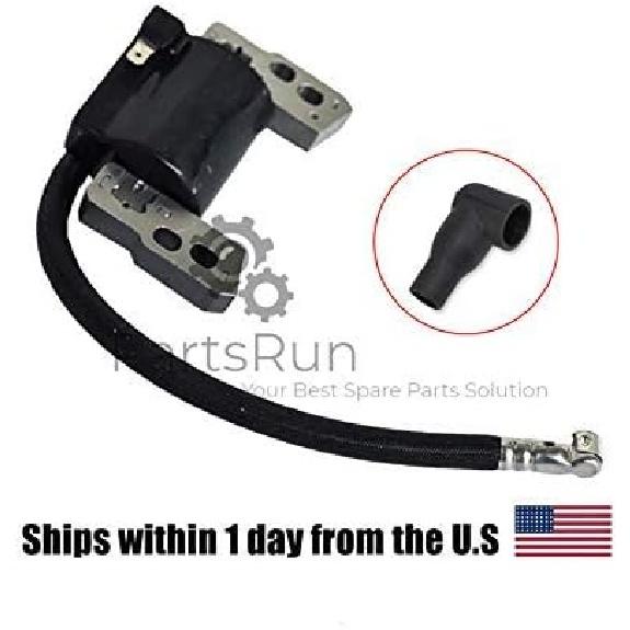 PARTSRUN COIL Ignition Module + Boot For Briggs & Stratton 796964 695711 802574 590454 790817 799381 123H02 123H07 123J02 123J09 123K02 123K05 12H702