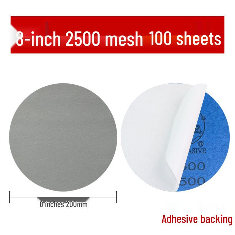 Eagle Brand 8-inch Wet/Dry Metallographic Sanding Disc for Woodworking and Polishing