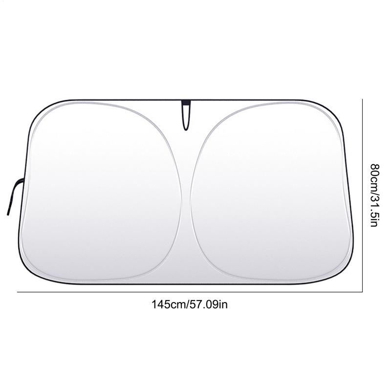 Car Sun Shade Windshield Reflective Foldable Car Shade Uv Protector For Outdoor Travel Parking Hybrid Electric Vehicle Road Trip