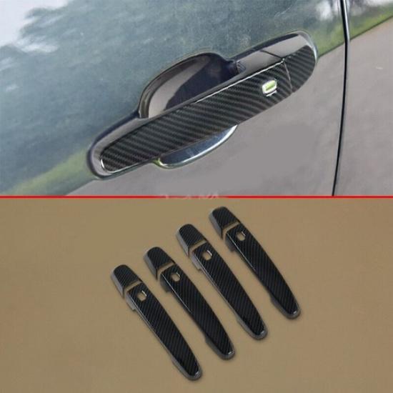 For Chevrolet Blazer - Carbon Fiber Door Handle Cover Trims Accessories