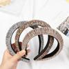 Opaska do włosów Obręcz do włosów Luksusowy ślubny dodatek do włosów Strass Perła Opaska do włosów Pełen kryształ Barokowa tiara