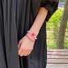 Color Smile Transparent Ball Bracelet Smile Transparent Ball Fashion Bead Bracelet 6 Colors