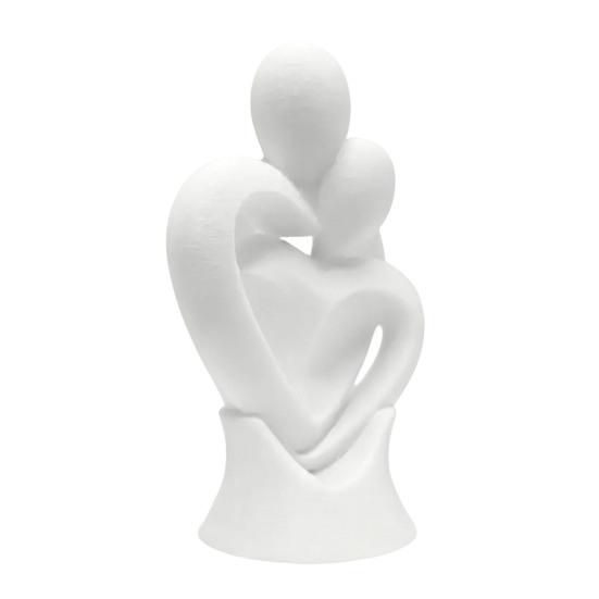 Hugging Couple Statue, 3D Printed Romantic Lover Figurine for Bedroom, Desk, TV Stand, Home Decor, Wedding Valentine's Day Gift for Wife, Husband