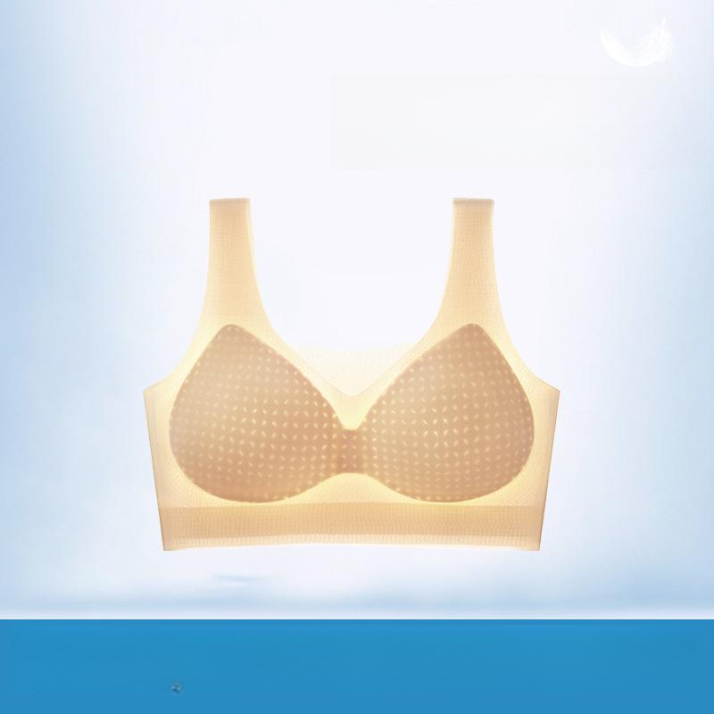 Breathable and Seamless Bra Women's Beautiful Back Underwear Women's Thin Frameless Vest Sports Bra Push Up Bra