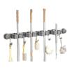 Space Aluminum Suction Cup Mop Clamp Reusable Mop Clip Rack Broom Mop Holder  Bathroom