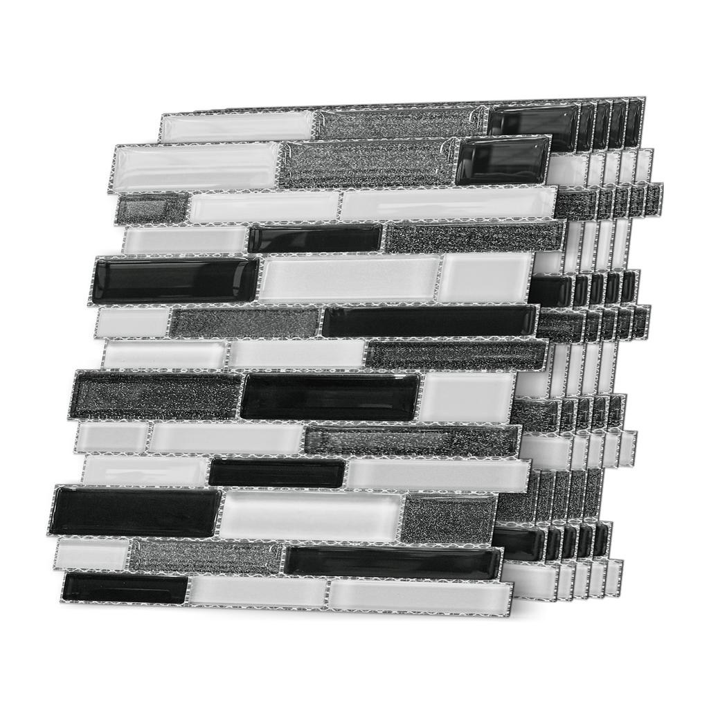 Mosaic Special-Shaped Tile Sticker, Kitchen Stove Oil-Proof Waterproof Self-Adhesive Pvc Wall Sticker Wallpaper