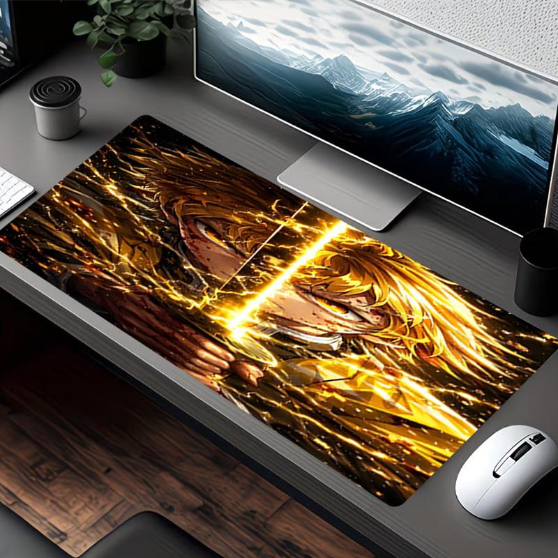 Demon Slayer Print Mouse Pad, for Keyboard Pad Laptop PC Mat for Office Home Use, Desk Decor, Perfect Birthday Gift for Gamers