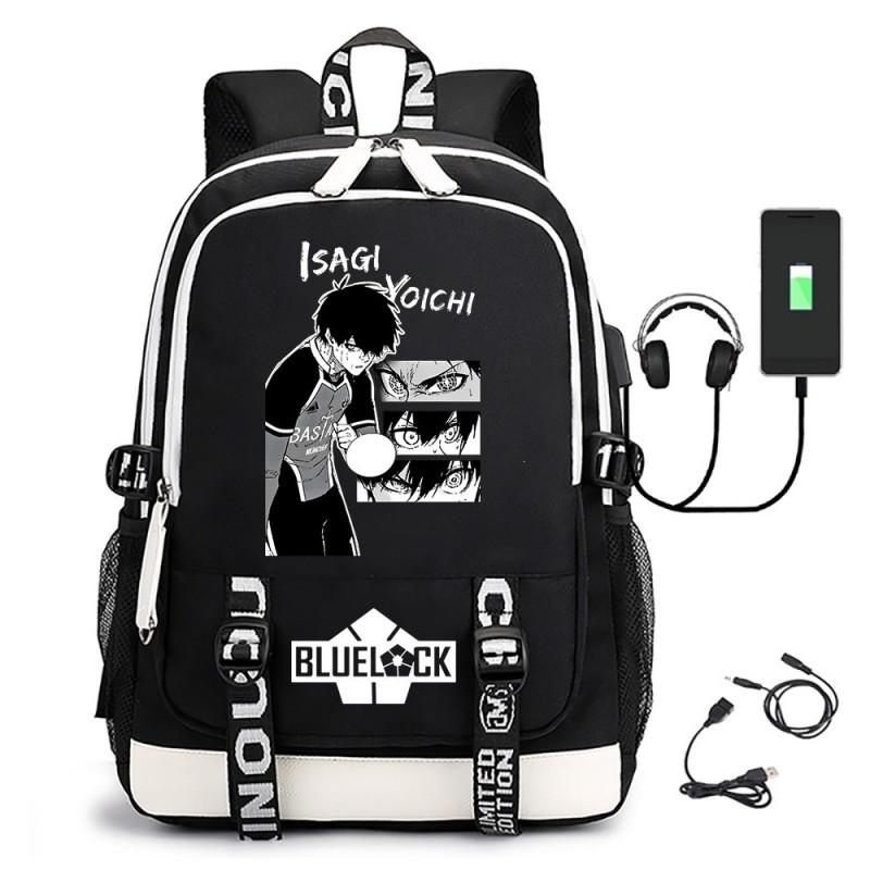 Blue Lock Anime Printed Backpack Teens