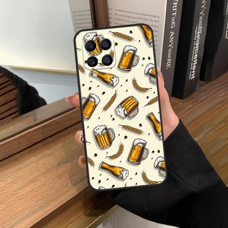 Alcohol Beers Drink Beer Case For Samsung Galaxy M35 M15 M55 M56 M36 M16 M06 M31 M13 M33 M53 M12 M32 M52 M14 M34 M54