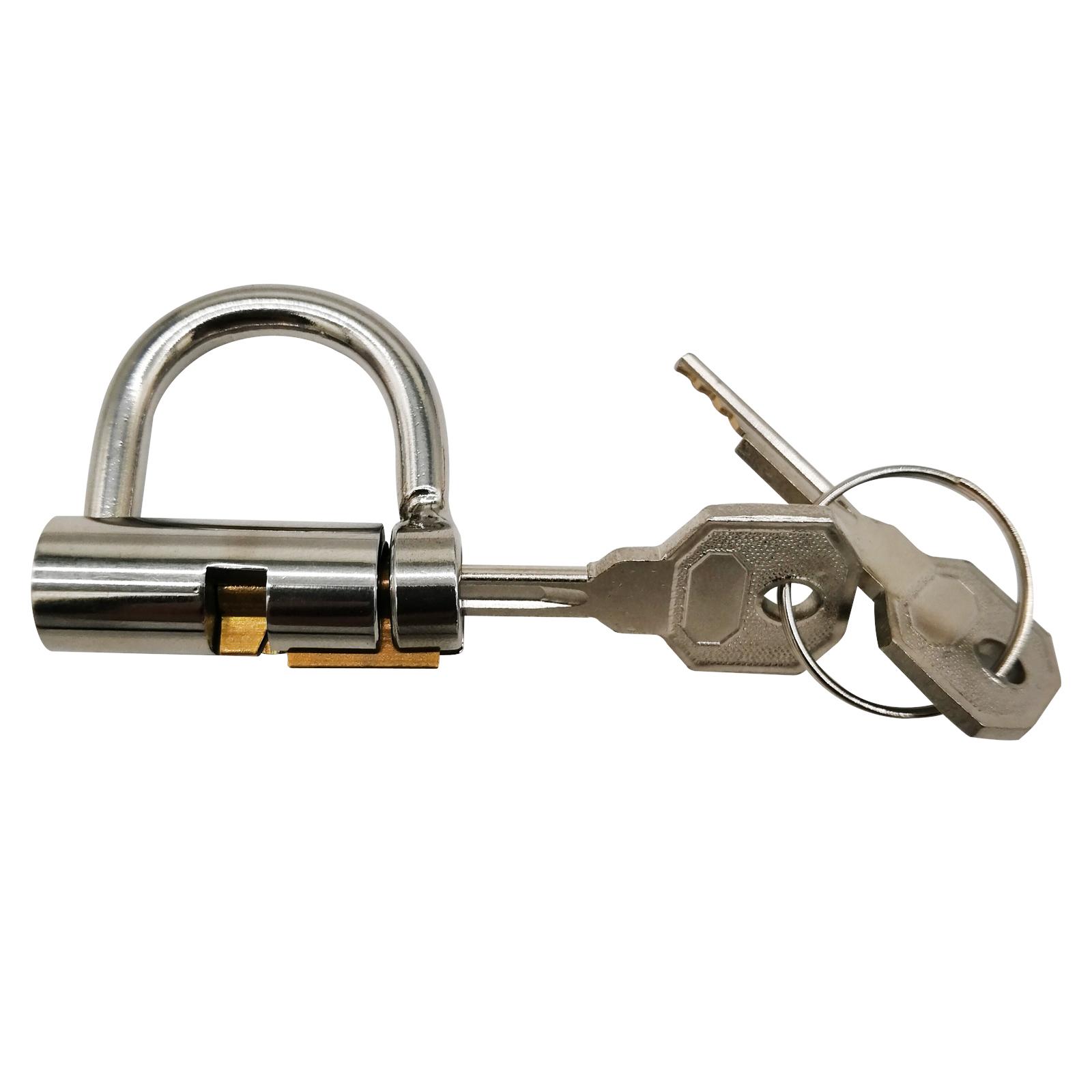 Male Chastity Device with DRing PA Lock and Glans Piercing Restraint