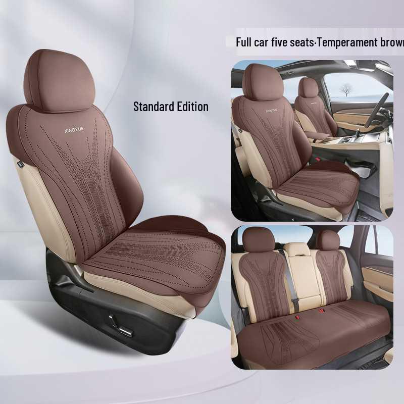 Xingyue L Vehicle Suede Saddle Seat Cushion Cover - Four Seasons